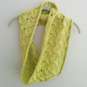Handmade knit cowl scarf